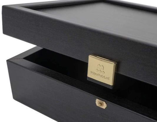 Wooden Chessmen Case Black