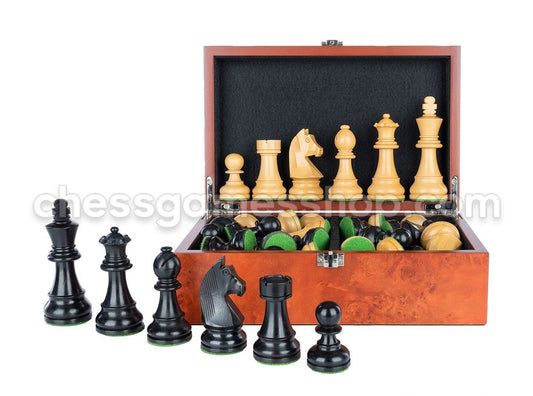 3,77 pouces Staunton Standard noir dans une boîte standard