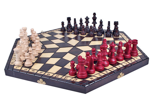 18 Inch Three Player Chess Set