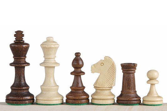 brown chess pieces