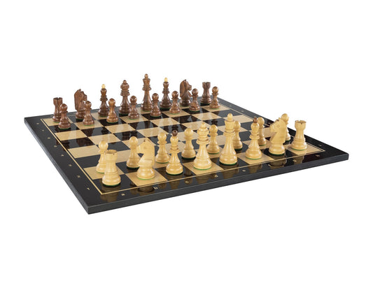 19.6 Inch Chess set Dubrovnik Black
