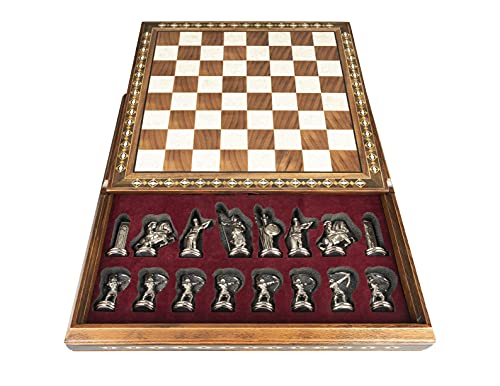 20.8 Inch Antique Chess Set Collective Archers