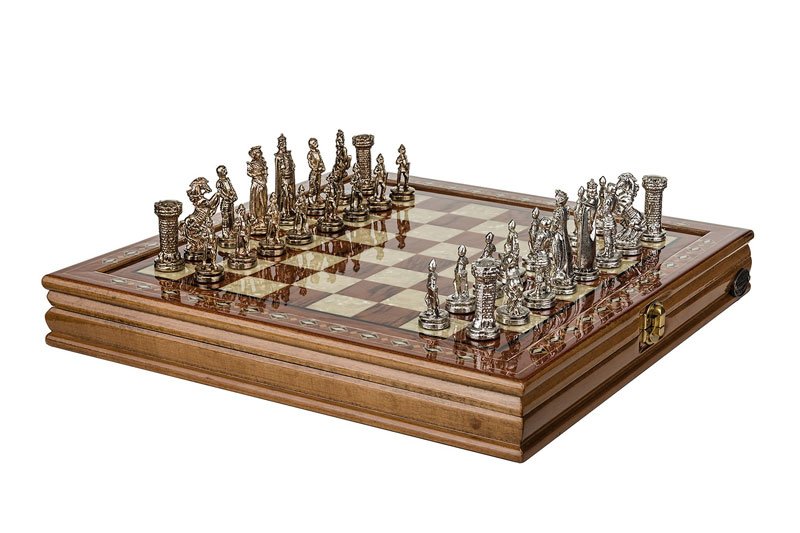 14 Inch Luxury Chess Set Walnut – Kaoori Chess