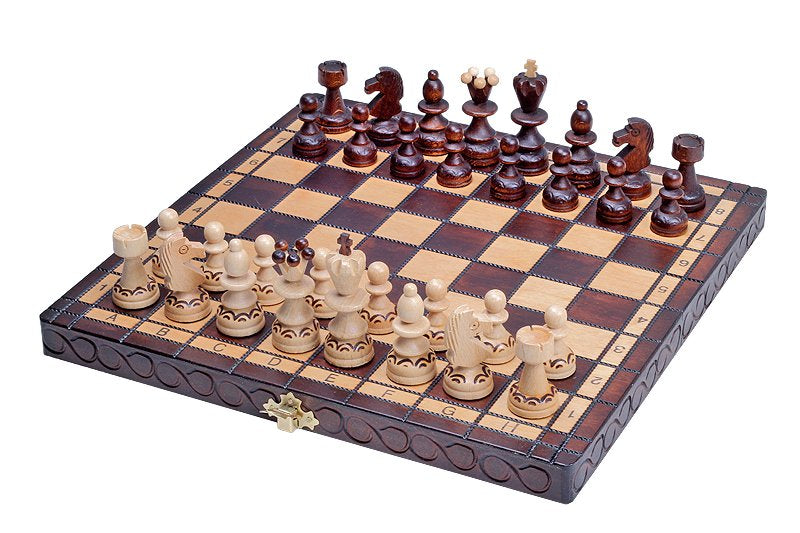 Combo of Knight, Rook & Pawn Chess Pieces in Box Wood - 3.54 Knight