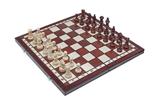 15 Inch Chess Set Tournament Burnt
