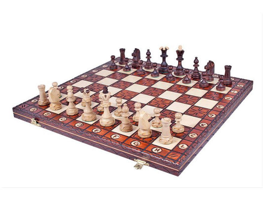 Folding Wooden Chess Set JUNIOR