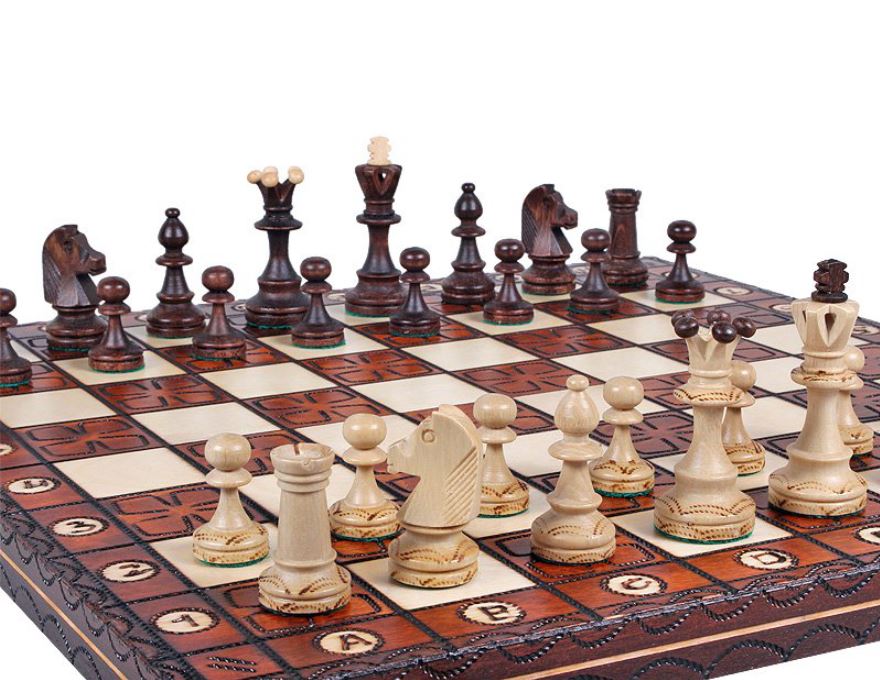 Folding Wooden Chess Set JUNIOR