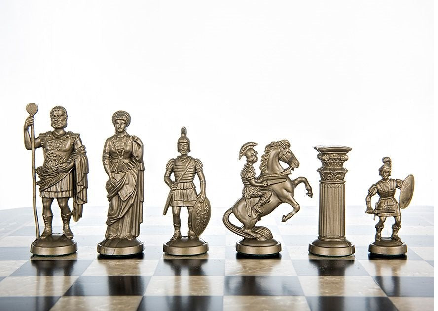 Jeu d'échecs 17 pouces Roman Gold