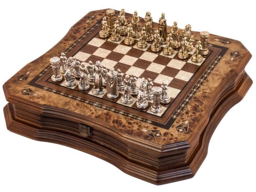 15.3 Inch Luxury chess Antique Art