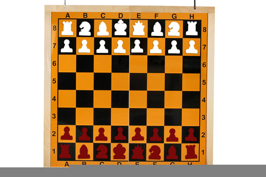 Jeu d'échecs semi-pliable de 33 pouces