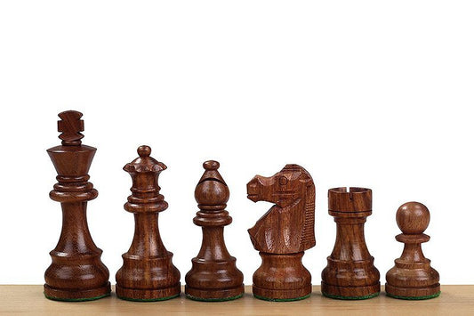 3 Inch French Knight Chessmen Acacia