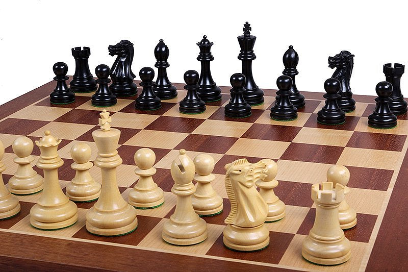 wooden executive chessmen