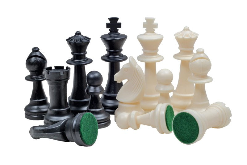 chess pieces plastic