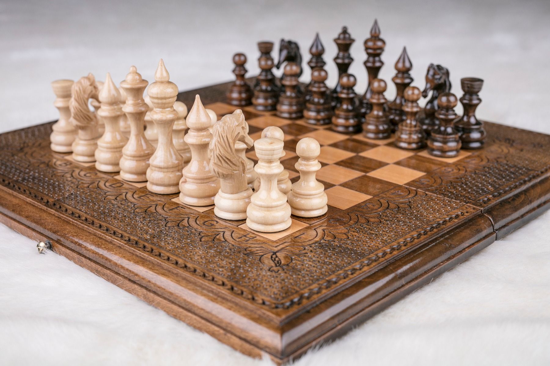 Chess Set Bronze