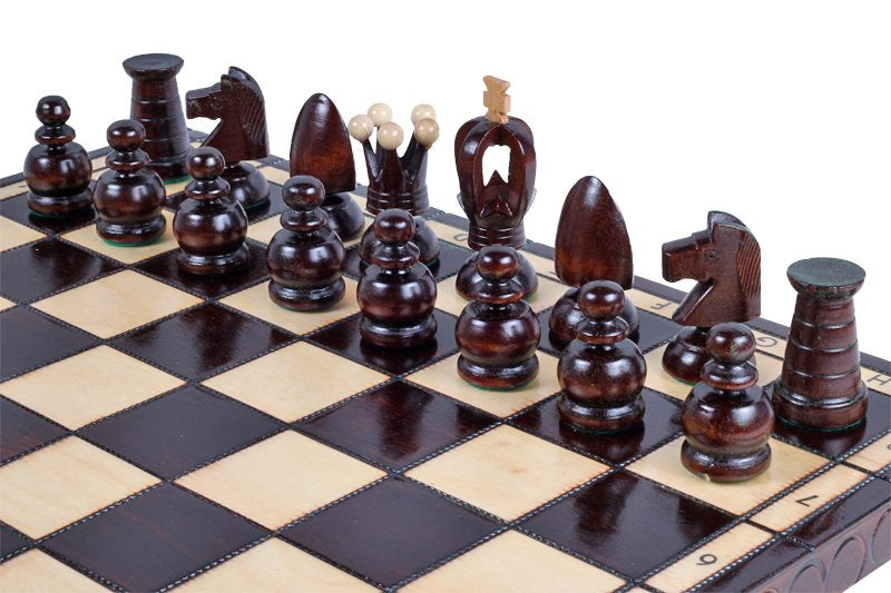 handmade king chess set wooden