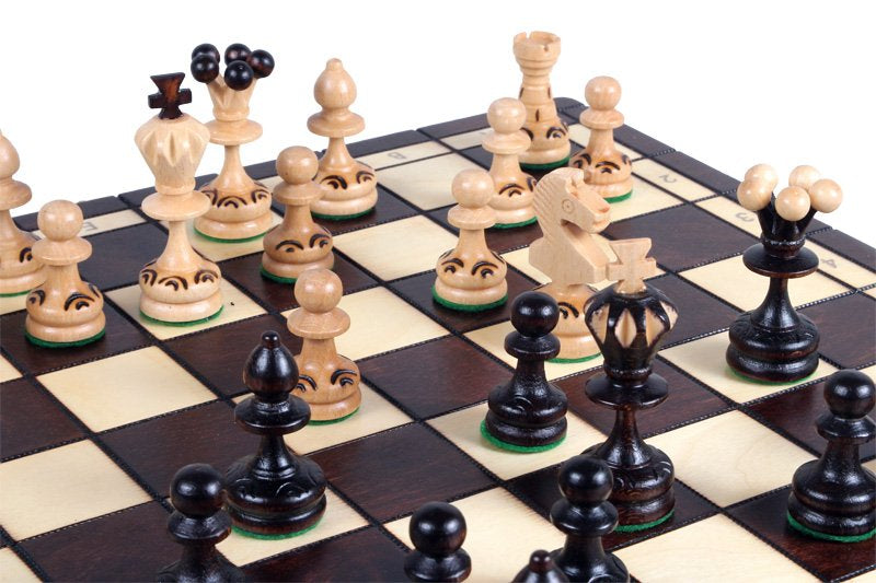 wooden chess set paris