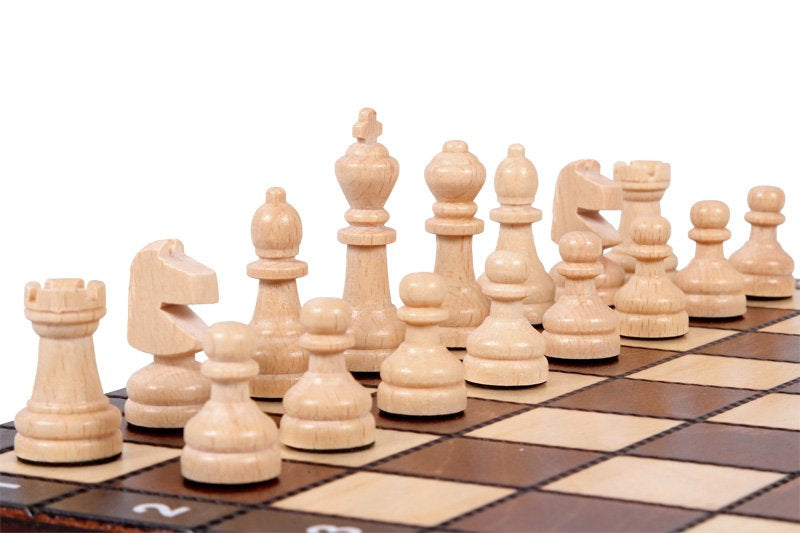 11 inch wooden chess set