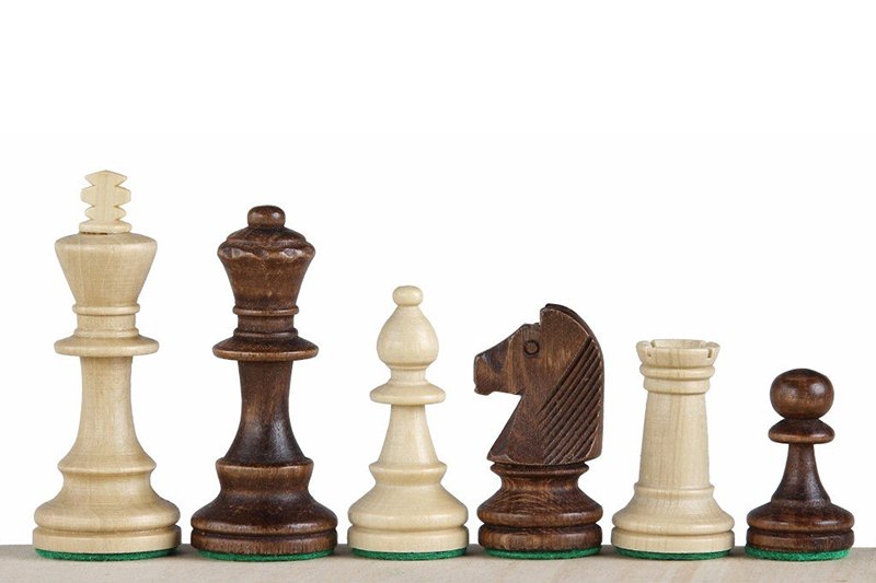 Pièces d'échecs Staunton Brown de 3 pouces