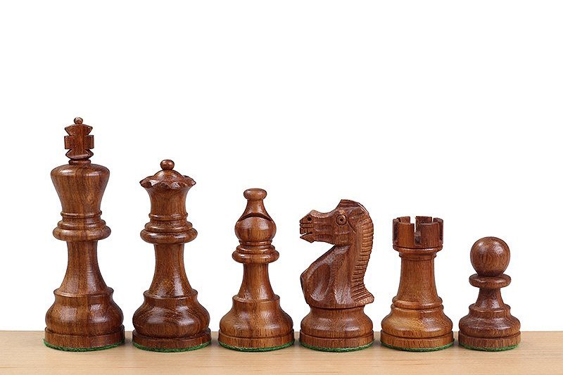 3.5 Inch American Staunton Chessmen Acacia