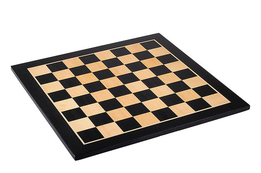 20,2-Zoll-Schachbrett Nr. 6 schwarz/Ahorn ohne Notation