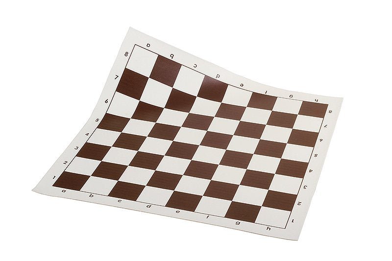 vinyl chess board brown