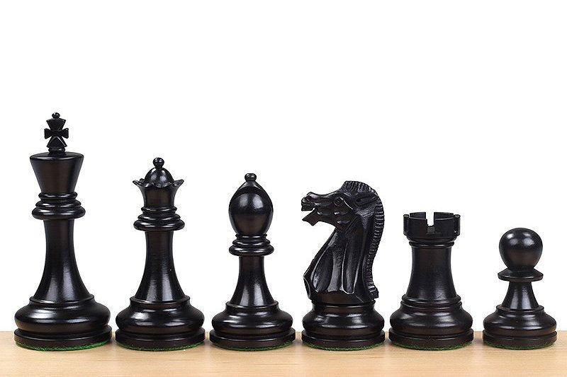 3.5 Inch Executive Chessmen Ebonised