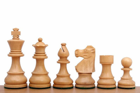 3 Inch French Knight Chessmen Ebonised