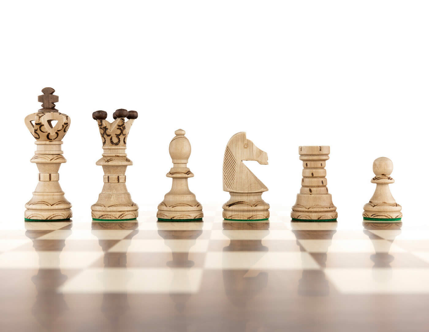 19.6 Inch Chess Set Dubrovnik Oak