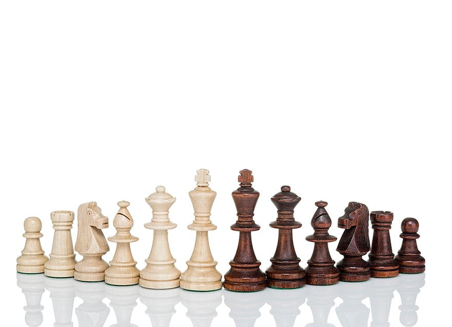Pièces d'échecs Tournoi 4 en boîte