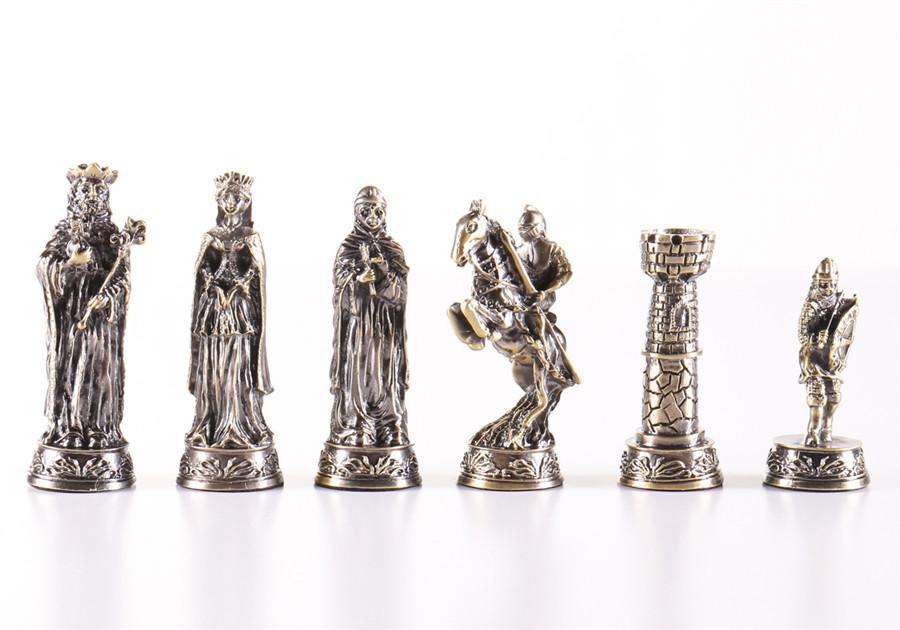 Pewter Medieval Chessmen