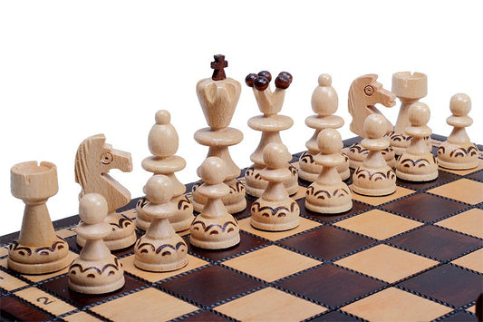 handmade wooden chess set paris