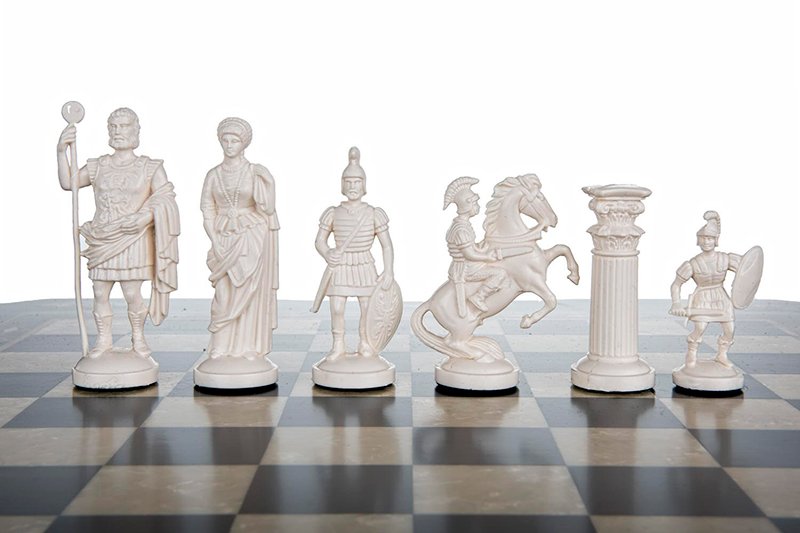 3.75 Inch Roman Royal Chess Pieces