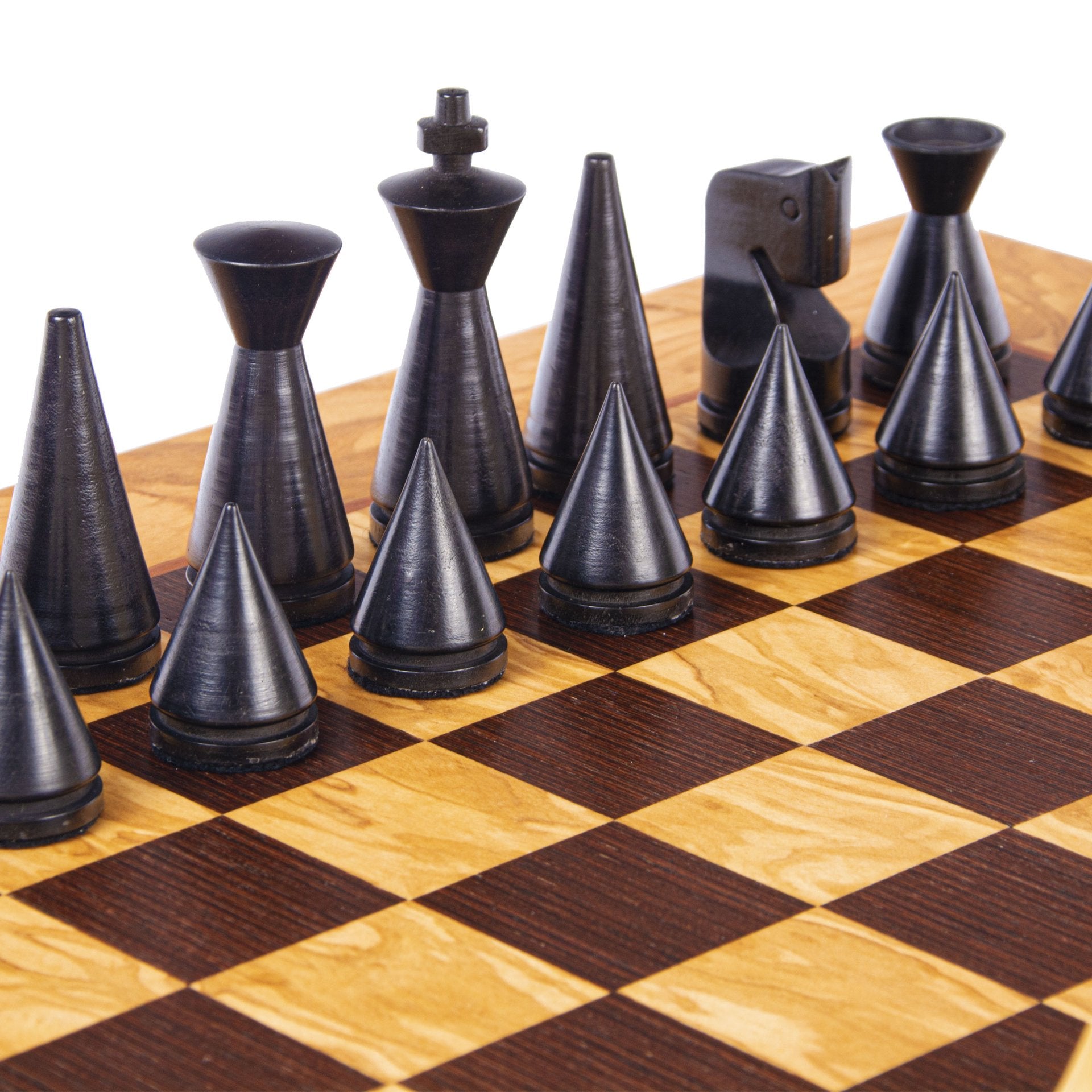 Olive Wooden Chess Set