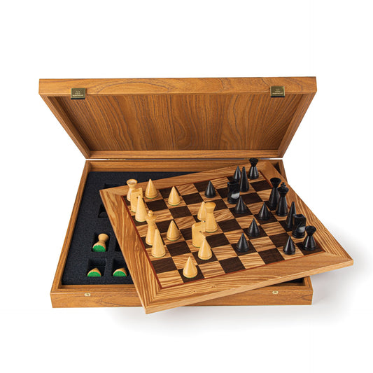 Olive Wooden Chess Set