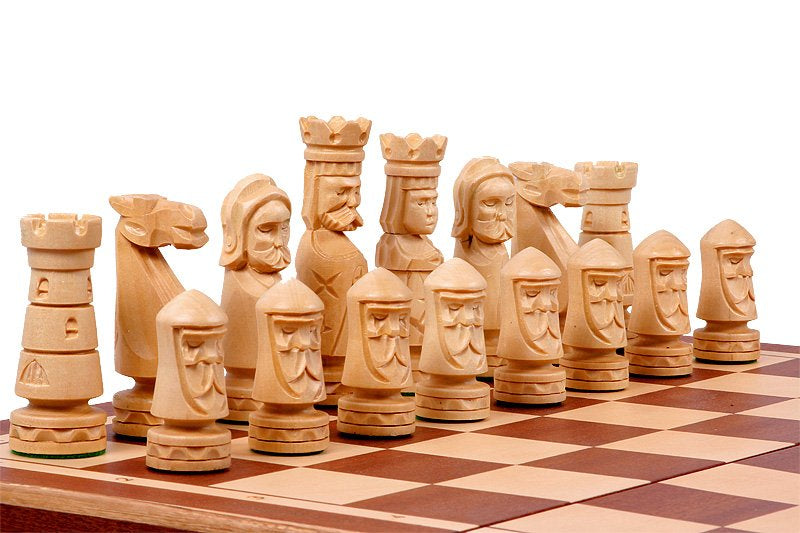 handmade wooden chess set salzburg