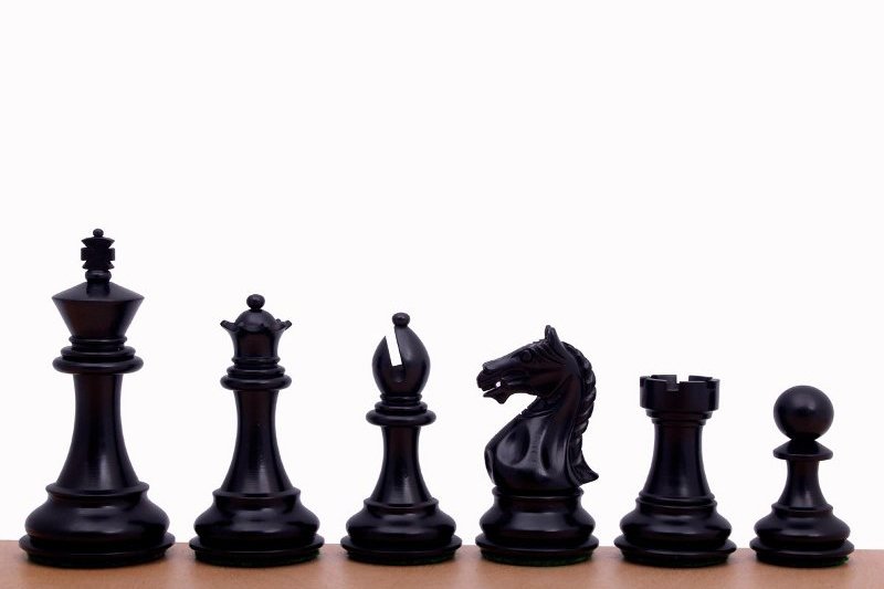 3.75 Inch Supreme Chess Pieces Ebonised
