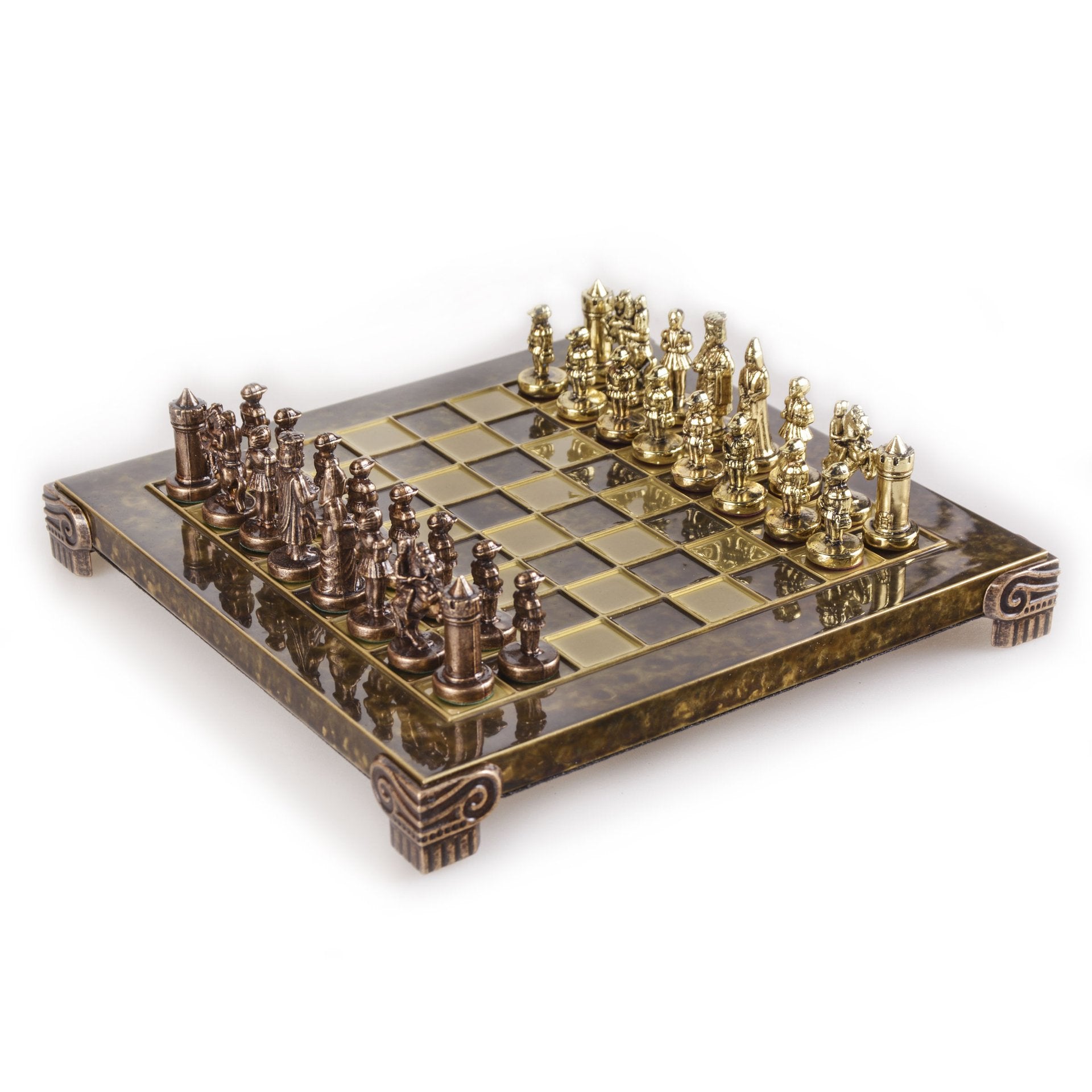 Byzantine Brown Chess Set