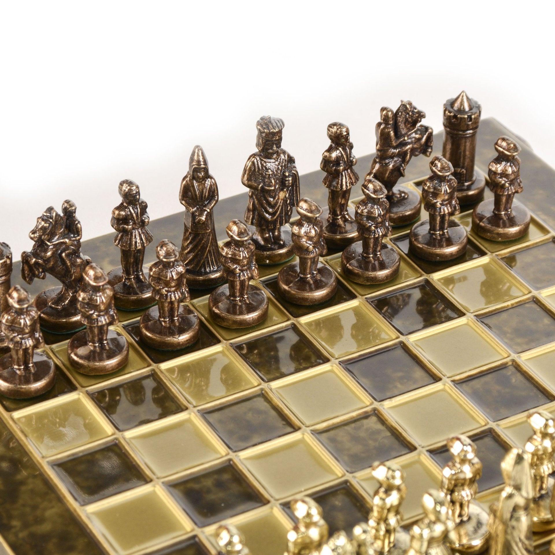Byzantine Brown Chess Set