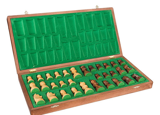 Folding Wooden Chess Set STAUNTON MEDIUM